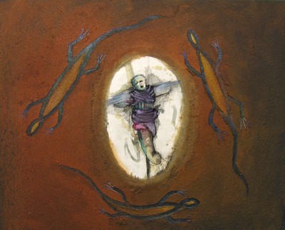 MUTATION  2004  50x40 Technique mixte sur toile -- Cliquez pour voir l'image en entier